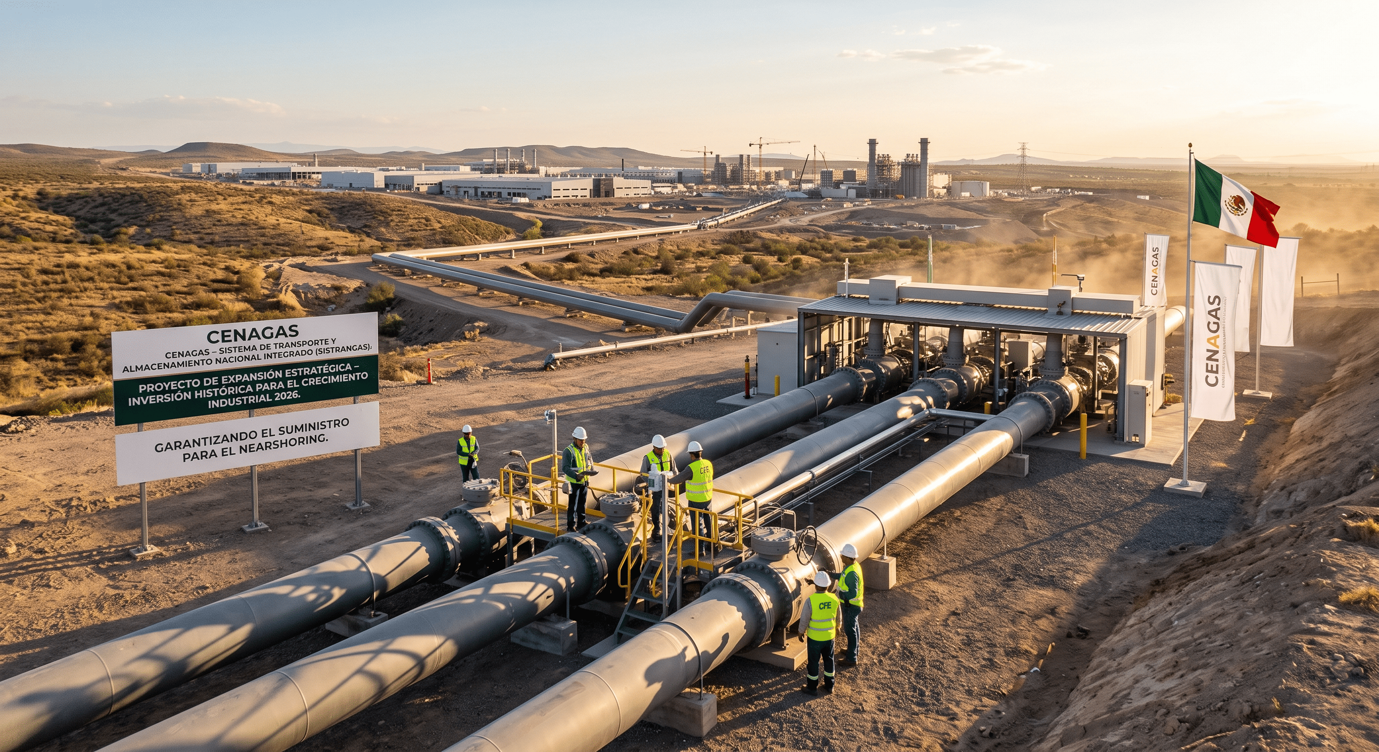 México apuesta por el gas natural: Millonarias inversiones en infraestructura para impulsar el Nearshoring