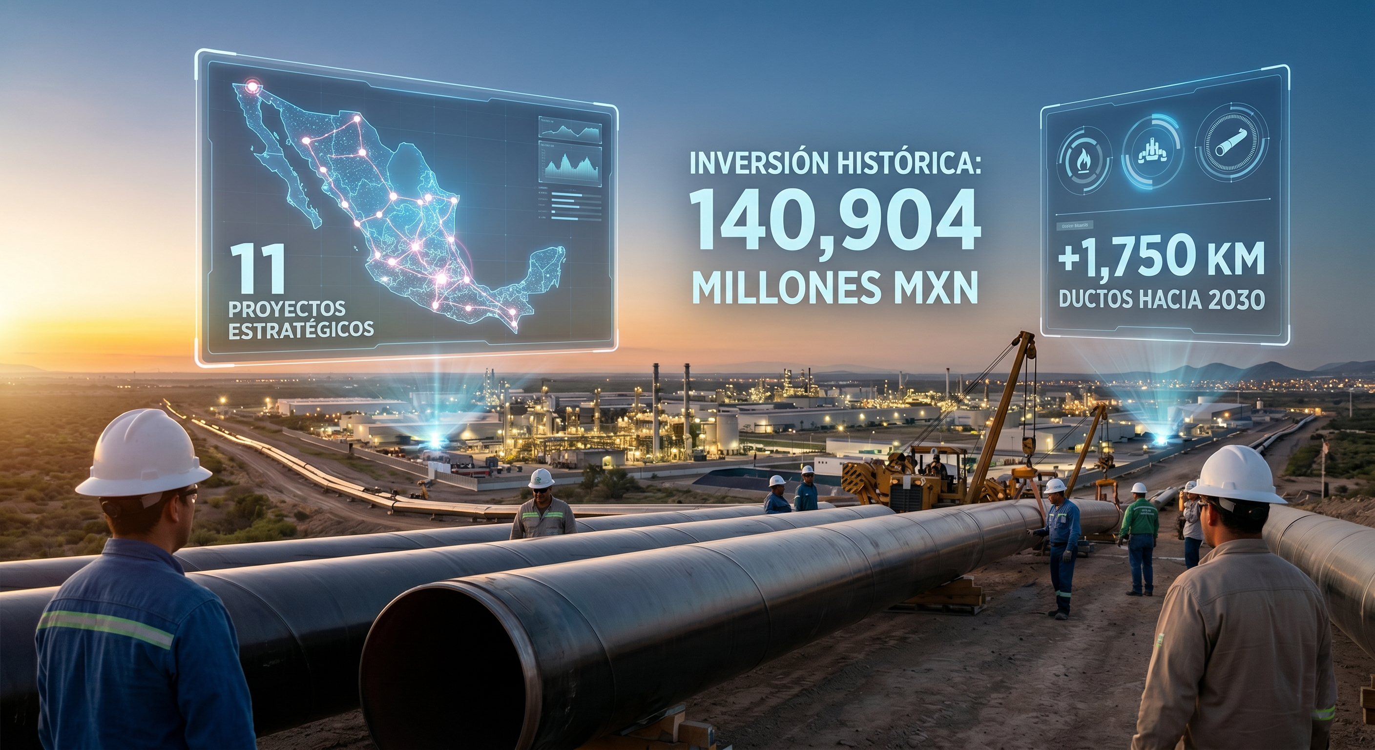 Inversión Histórica en Gasoductos: ¿Qué significa para el sector industrial y comercial en México?