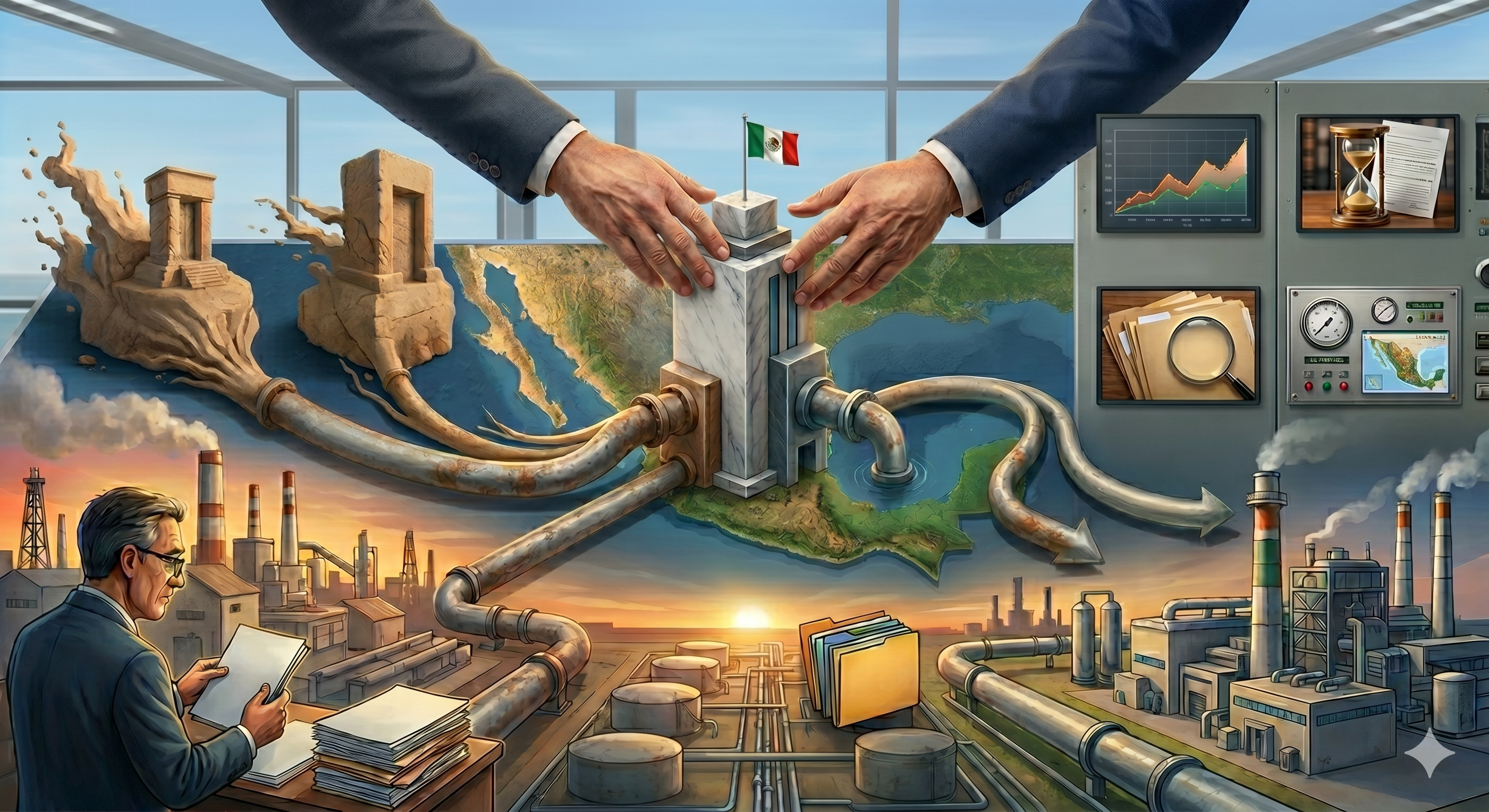 La Transformación del Sector Energético en 2025: Impacto de la Extinción de CRE y CNH en Consumidores de Gas Natural